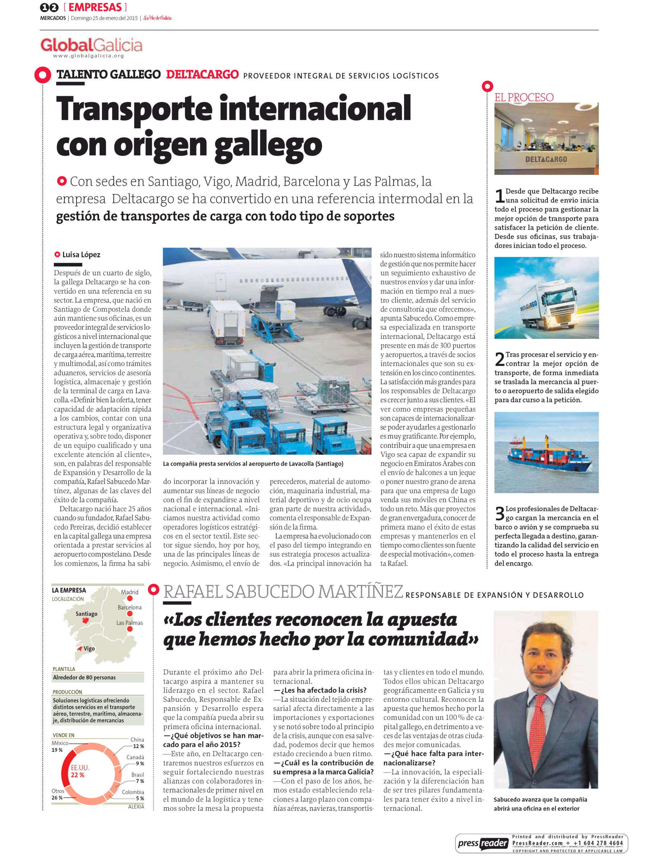 DELTACARGO Empresa de transporte internacional maritimo, aereo y terrestre