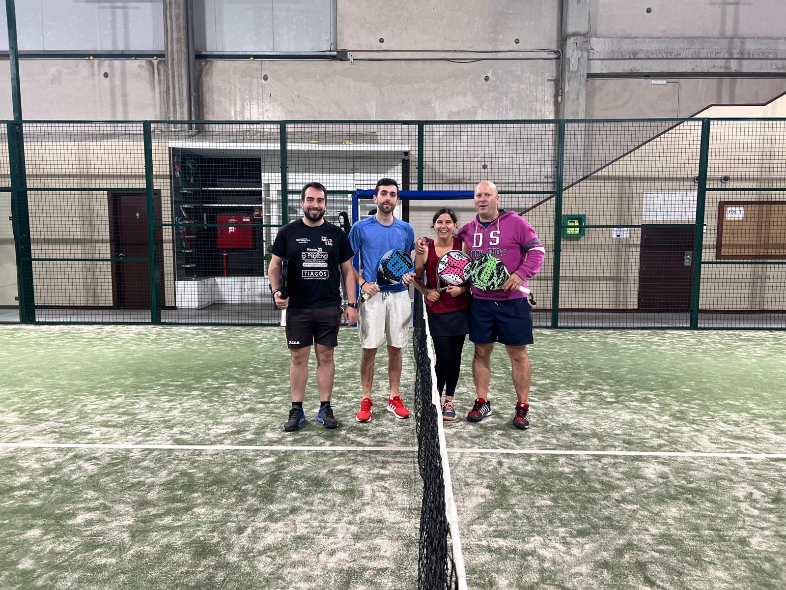 torneo de padel entre la plantilla de la empresa transitaria deltacargo