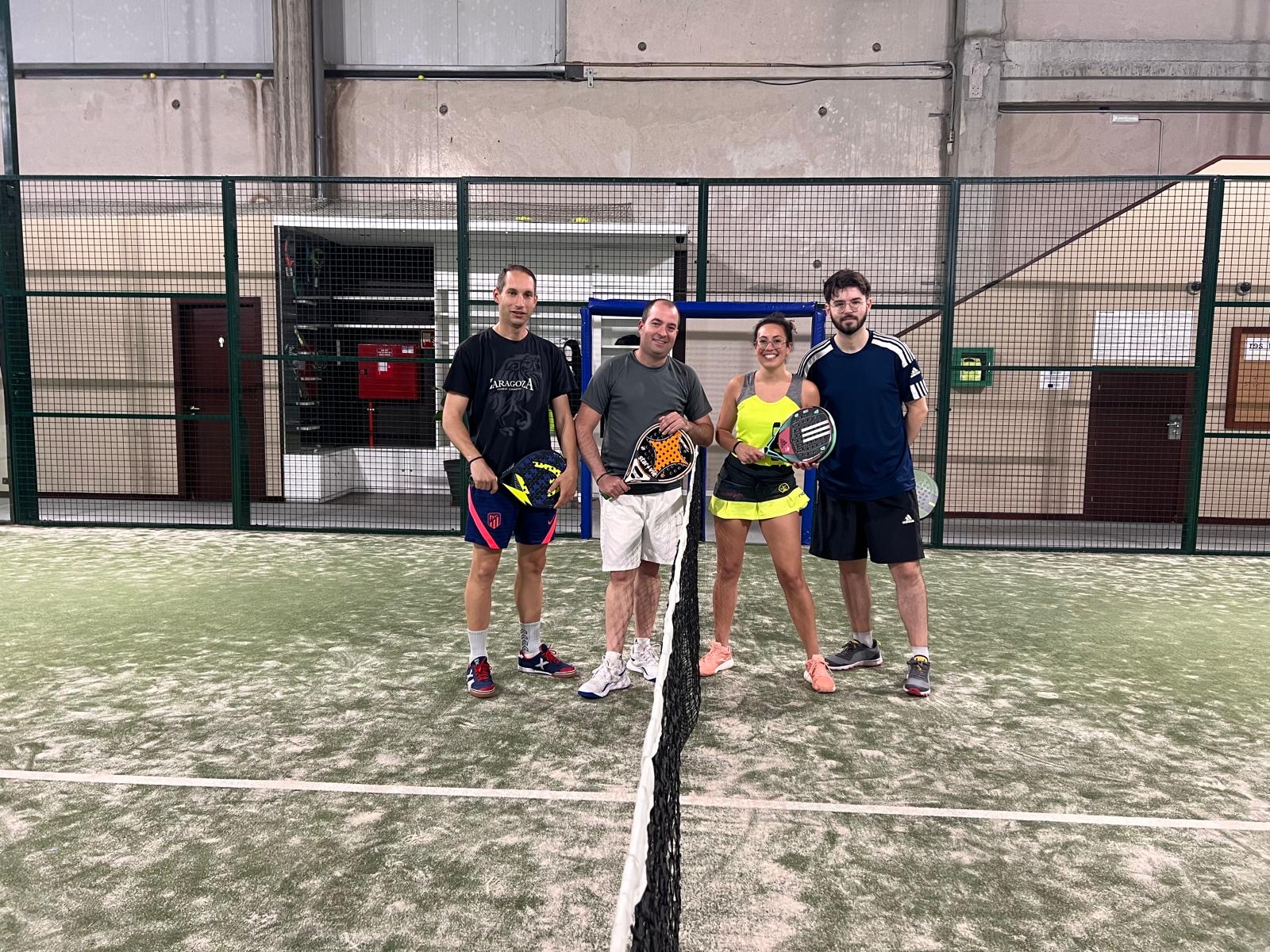 torneo de padel entre la plantilla de la empresa transitaria deltacargo