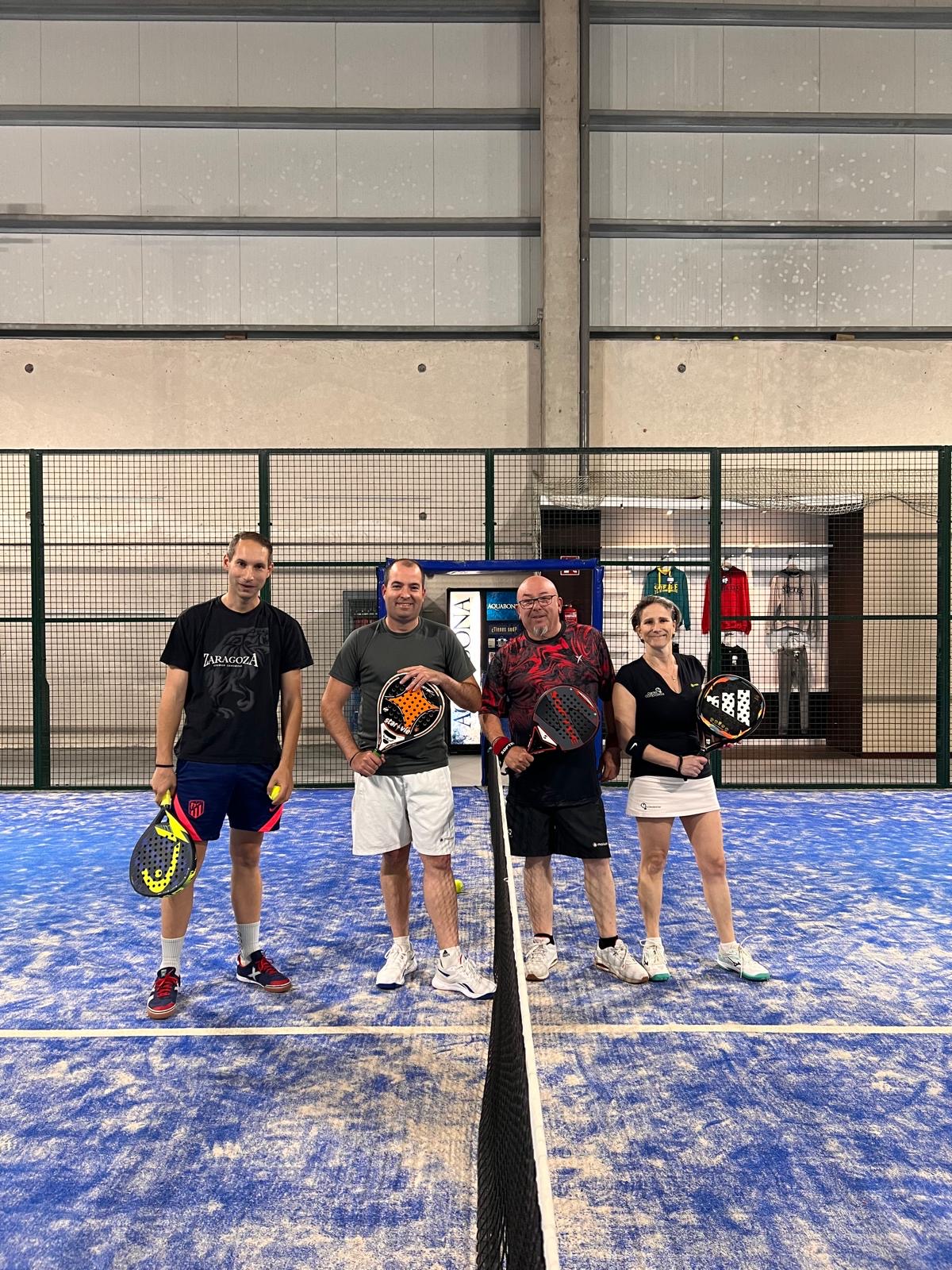 torneo de padel entre la plantilla de la empresa transitaria deltacargo