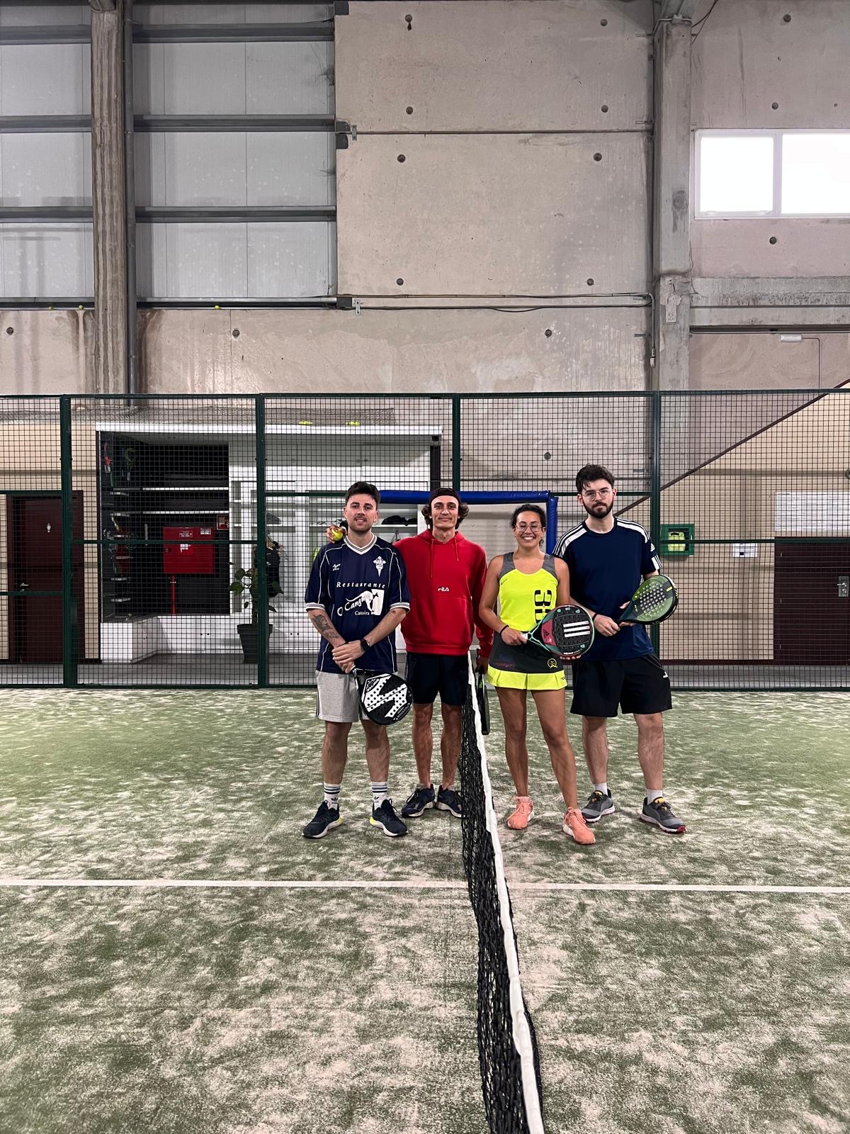 torneo de padel entre la plantilla de la empresa transitaria deltacargo